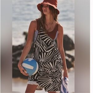 Free People Movement Zebra Romper